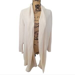 XXL Seven7 Cream Ivory Long Knit Cardigan Sweater